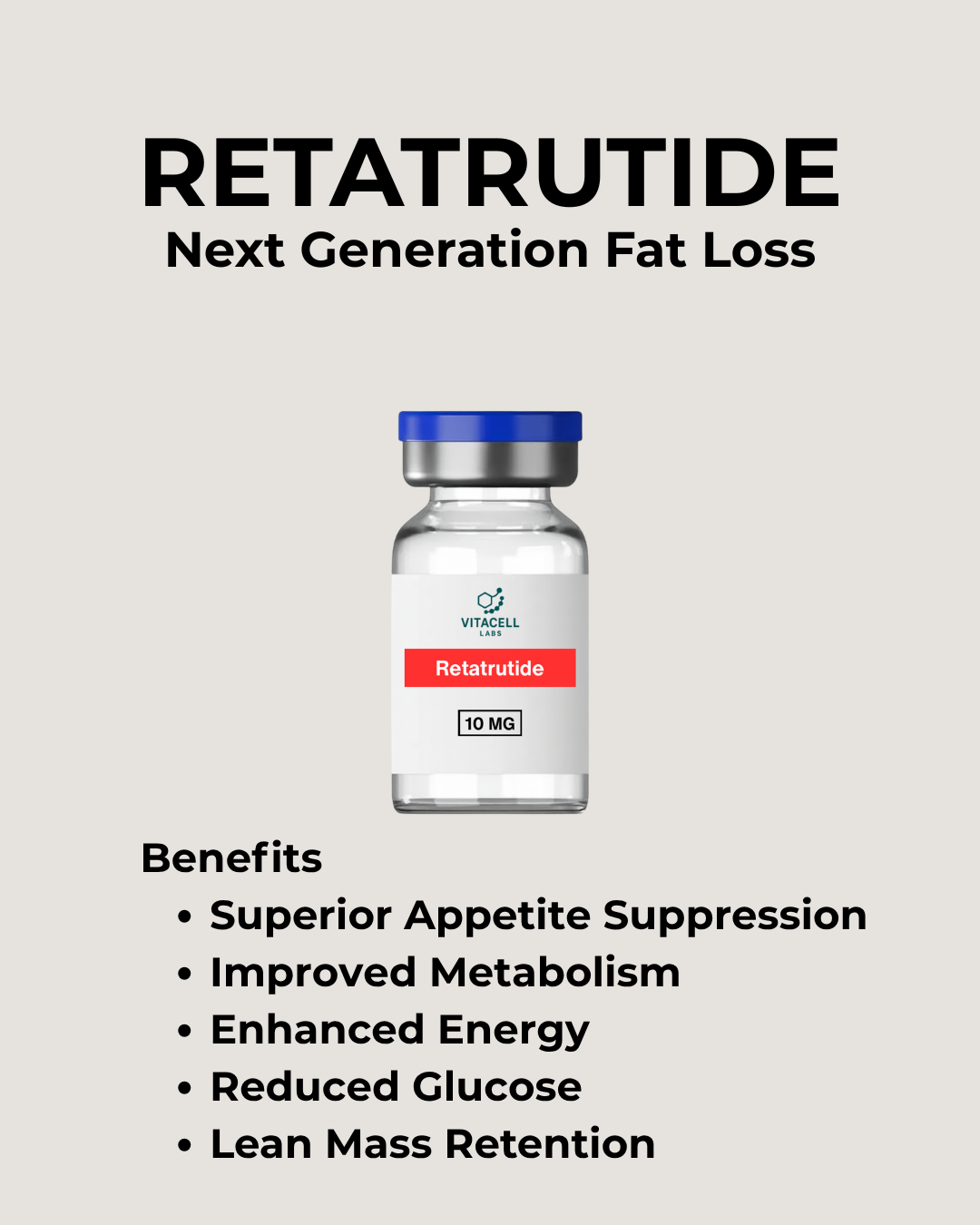 Retatrutide 10mg - Next Generation Fat Loss