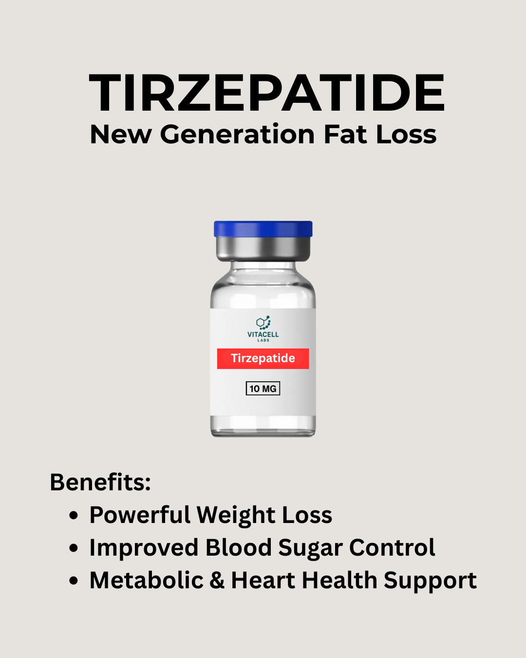 Tirzepatide 10mg - New Generation Fat Loss